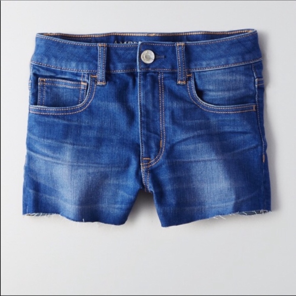 AEO Denim High Rise Shortie - Picture 5 of 6